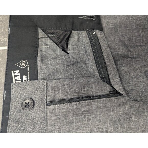 Vans f Hybrid Shorts Mens Size 30 Gray Stretch Boardwalk Dry Quickly - Picture 6 of 10